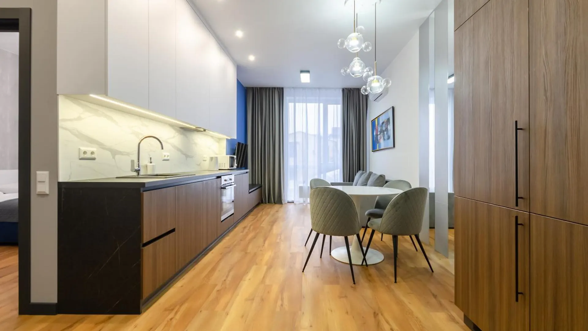 קייב Petrovdom Apartments 03-160 In Rc Yaroslaviv Grad, Bulvarno-Kudriavska 17 אוקראינה
