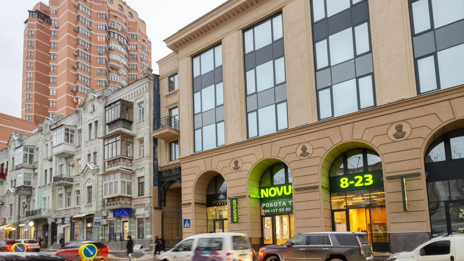 קייב Petrovdom Apartments 03-160 In Rc Yaroslaviv Grad, Bulvarno-Kudriavska 17 אוקראינה